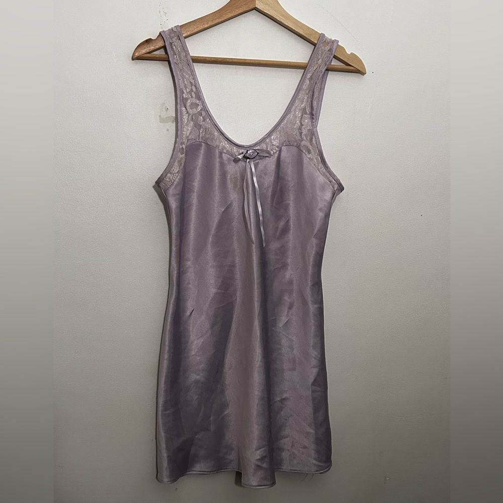 vintage lilac slip dress